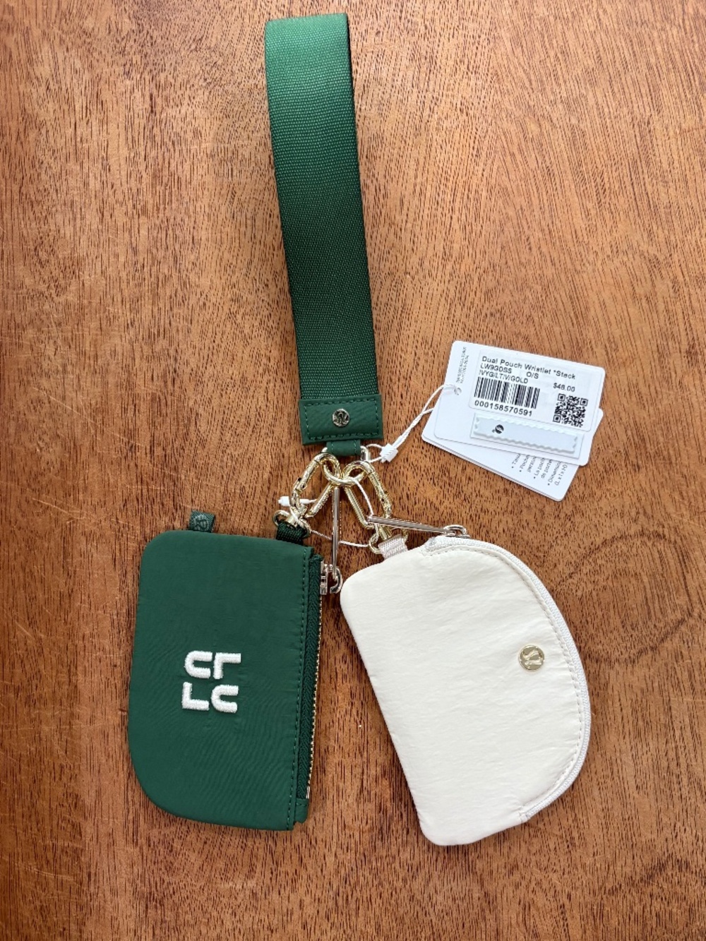 Lululemon dual pouch wristlet stack